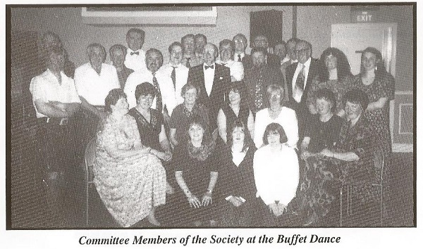 Committee Members of the Society at the Buffet Dance.